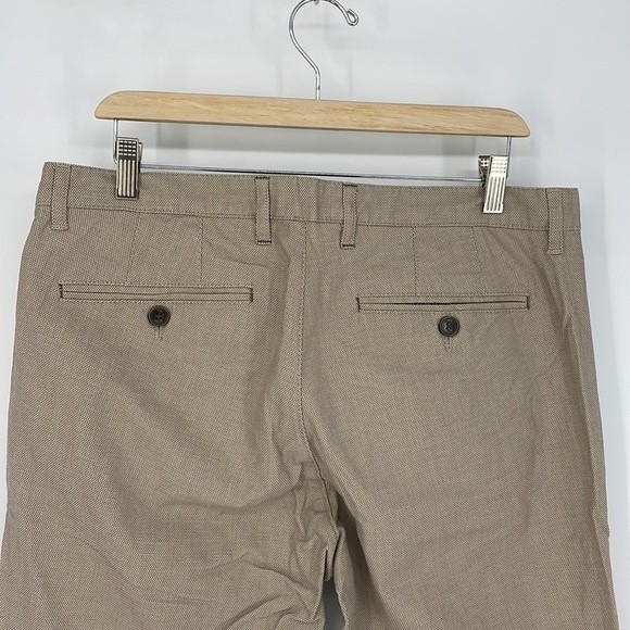 TED BAKER LONDON classic mmt penguin semi plain trouser slacks tan size 34R mens - Picture 6 of 9